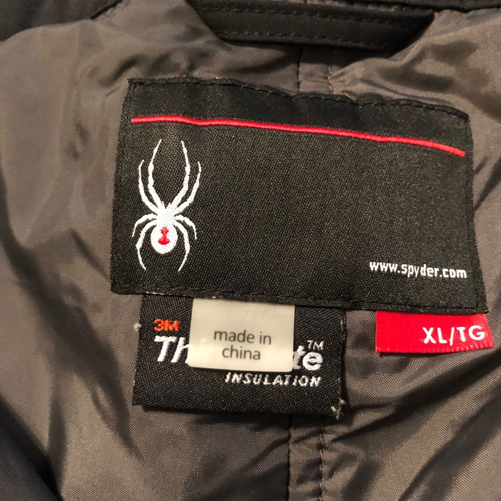 Men’s Spyder ski bib new